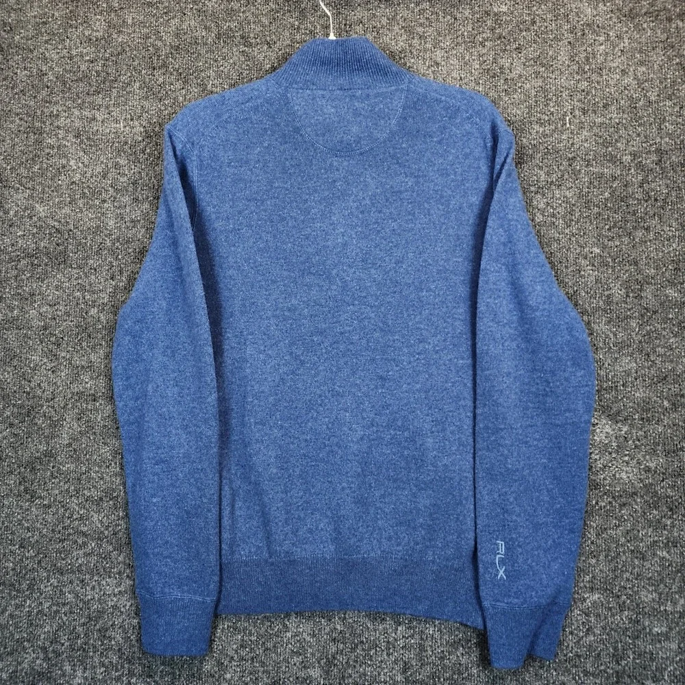 RLX‎ Ralph Lauren Men Cashmere Quarter Zip Golf Quiet Luxury Sweater M NWT